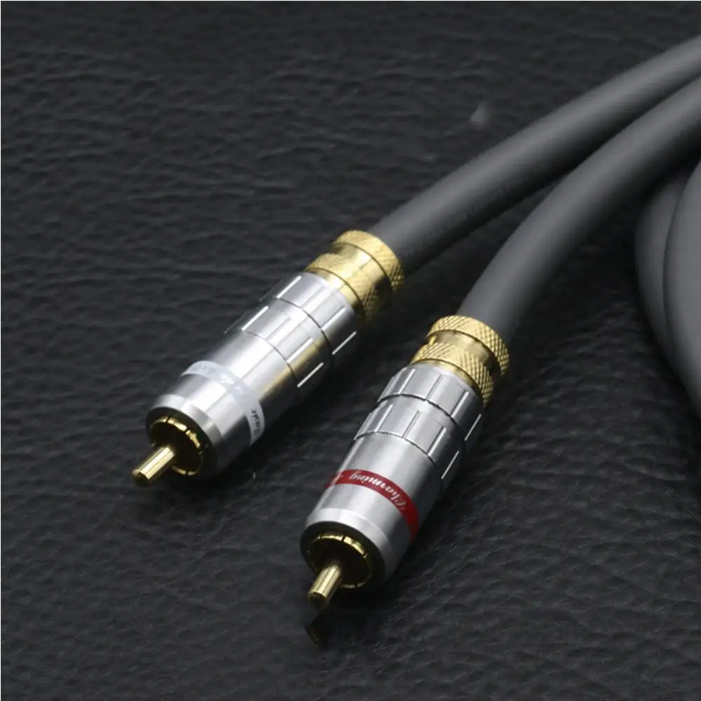 M850sw HIFI amp audio cable RCA line thickened wall connector canare professional power amp cable size 0.5m 1m 1.5m 2m