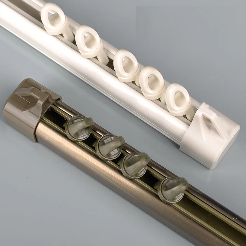 Curtain Track for Bay Window Aluminum Alloy Silent Curtain Rod Curtain Accessories Customized