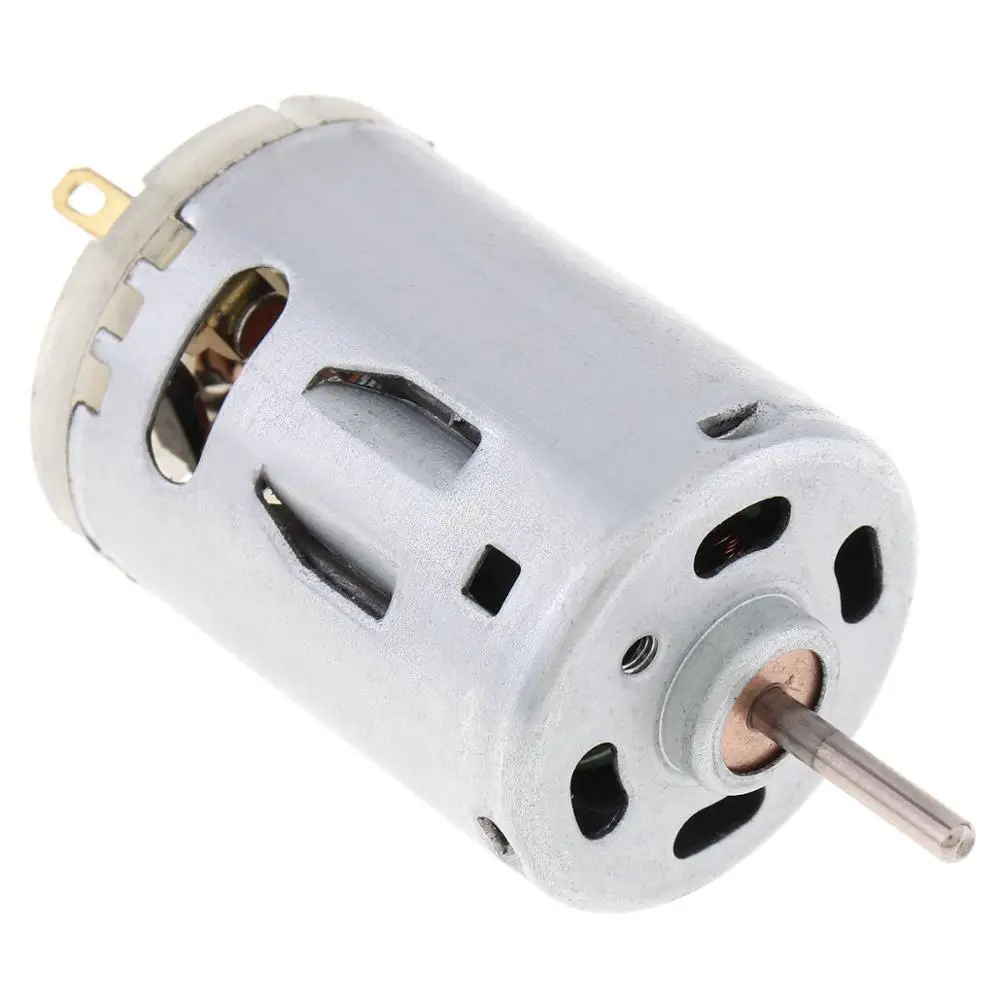 RS385 12V 3.9A 9800RPM DC Motor Remote Control Car Motor Electric Toy Motor Hair Dryer Motor with Carbon Brush ERS-385S-2270-57