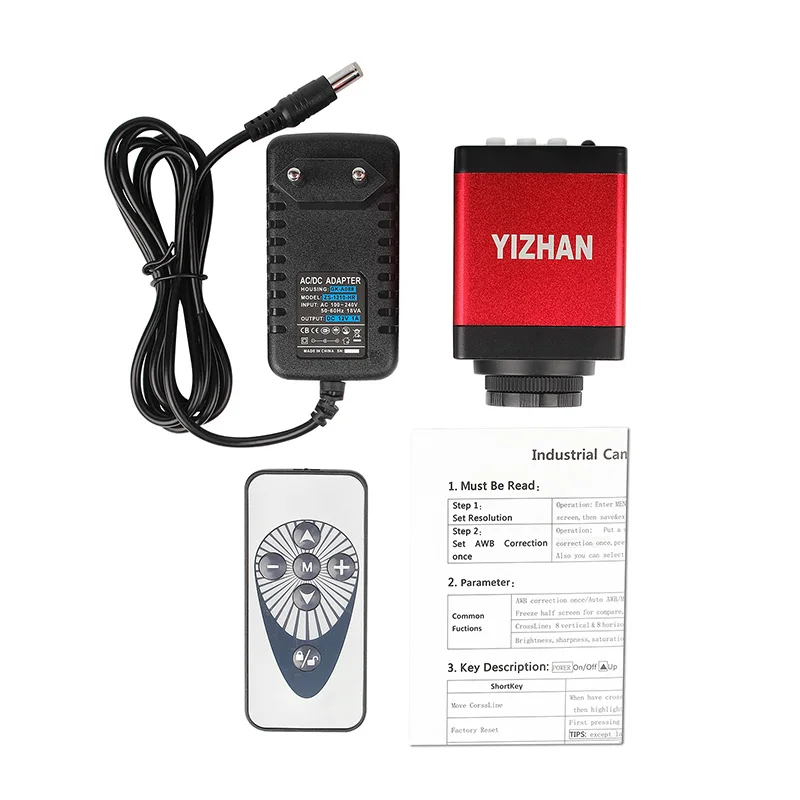 Microscopio digitale 13MP per elettronica 130X C Mount Lens HDMI VGA videocamera digitale industriale microscopio saldatura YIZHAN