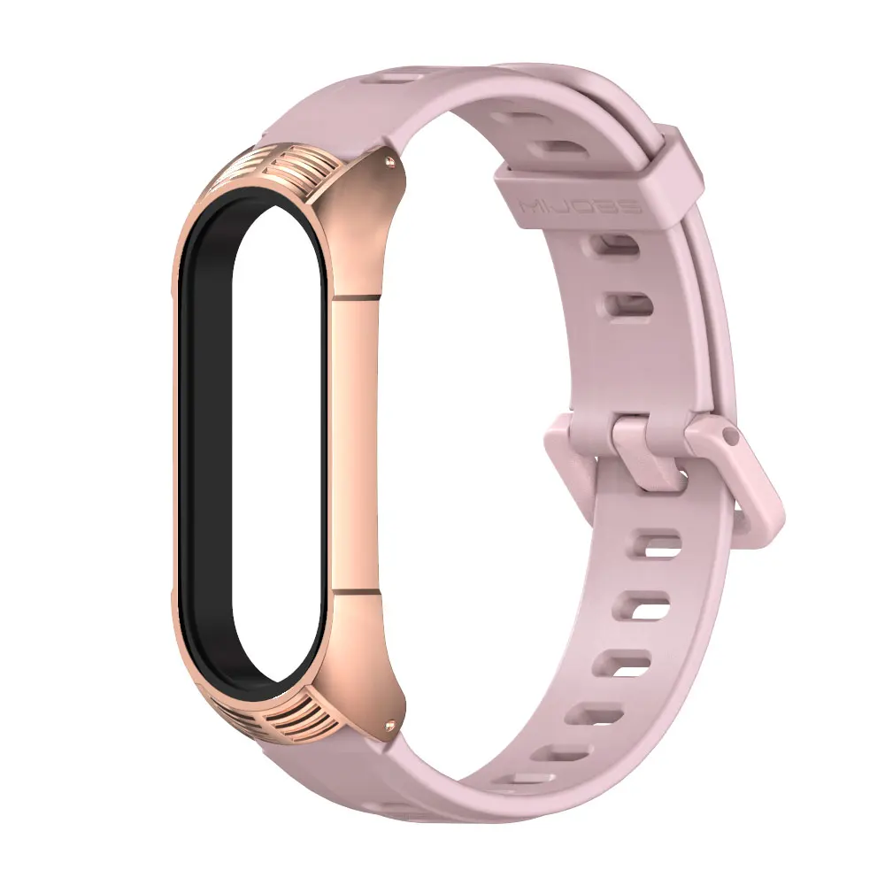 For Xiaomi Mi Band 7 Strap for Mi Band 6 Bracelet Silicone Wristband  Xiomi Miband 3 4 5 6 7 Correa Pulseira NFC Global Version