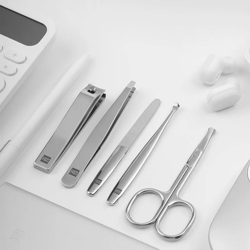5 шт., машинка для стрижки ногтей, из нержавеющей стали