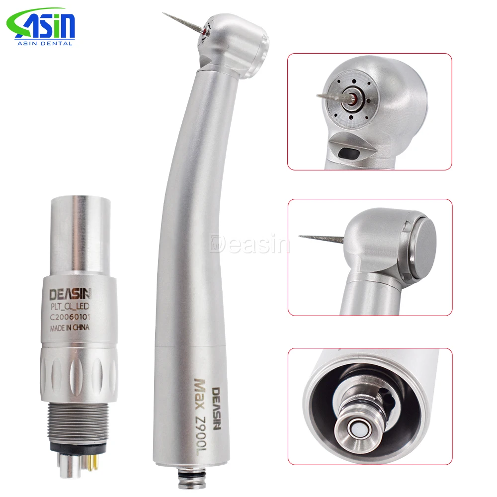 Best stainless steel dental high speed handpiece rotor compatible air turbine optical fiber standard head Z9000L