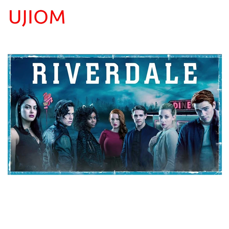 UJIOM Riverdale Poster Refrigerator Decals for Furniture Moisture Proof Home Decoration Living Room Decor Wall Stickers