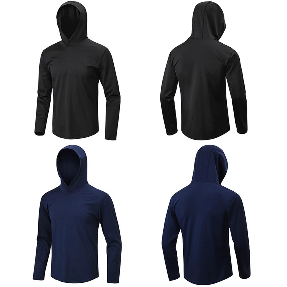 ผู้ชายกีฬารองเท้าวิ่งการฝึกอบรมฟิตเนส Hoodies แขนยาว Quick DRY SPSYL0099