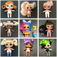 Hotsale Hairgoals Change Color 8cm Big Sister Hair Dolls Bhaddie Doll Set Splatters set Kids Playing Toy Nice Christmas Gift