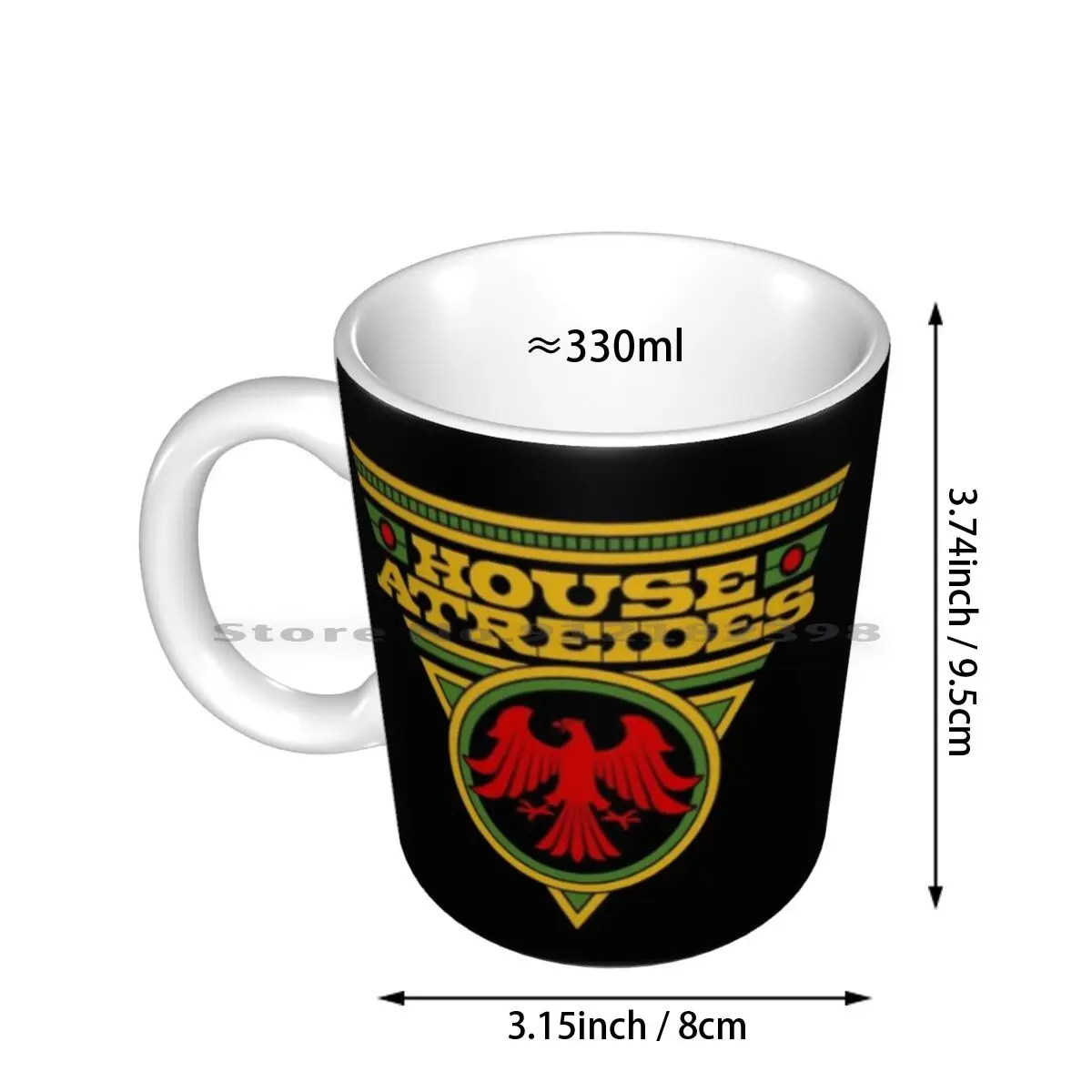 House Atreides Ceramic Mugs Coffee Cups Milk Tea Mug About The Artist Redape Redape Visit Redapestudio Com God Emperor Imperial