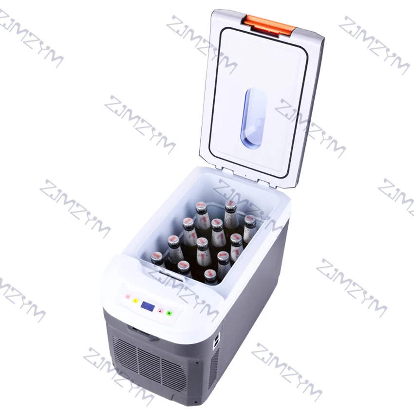Refrigerador de coche de 25L, Mini refrigerador portátil DC/AC, compresor, refrigerador, congelador para el hogar, viaje, Camping, Universal, 12V/24V/220V