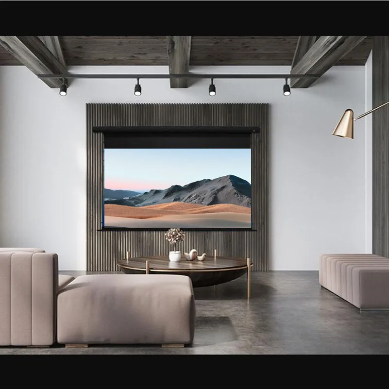 T2HALR- 16:9 Premium oświetlenie otoczenia odrzucające napięte ekrany