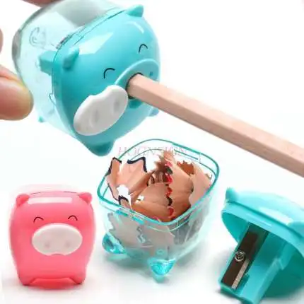 Anak Pensil Rautan Mini Pensil Rautan Manual Pencil Sharpener Hand Twist Pena Rautan Rautan
