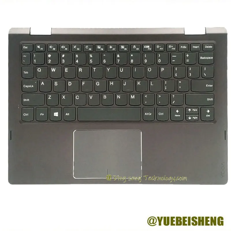 

YUEBEISHENG New FOR LENOVO Yoga 330-13 IKB FLEX11 330-11 IGM palmrest US Keyboard Upper cover Touchpad Backlight