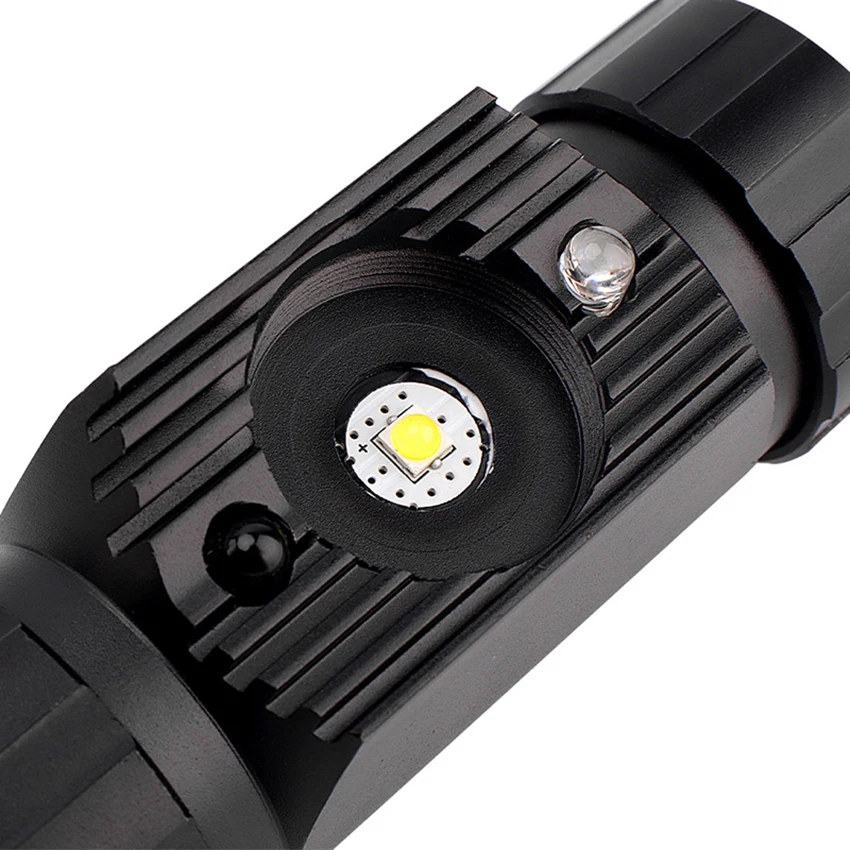 Headlamp Rechargeable LED Headlight 2 Modes, LED Waterproof Work Headlight Flashlight, Wave Sensor, for Camping, Running
