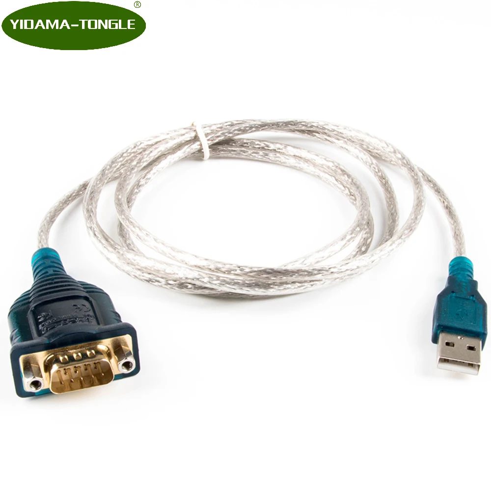 Usb para db9 rs232 adaptador serial 9 pinos macho para com porta ftdi chip computador conversor de cabo suporte win10/8/7/mac/vista