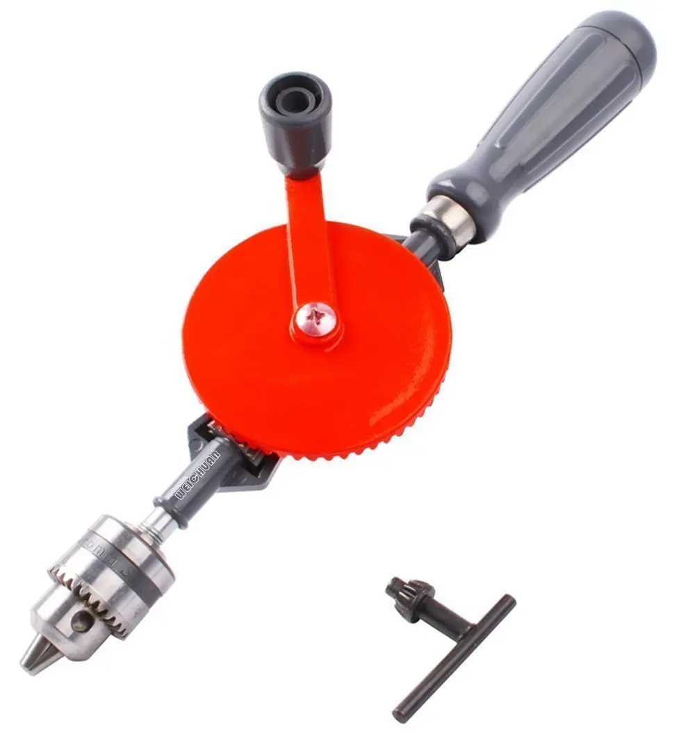 

Household hand drillWoodworking Tools DIY Household Hand drill, Dual Gear Structure, Flexible Operation Drilling