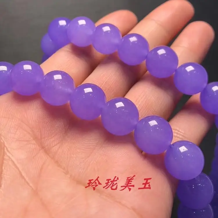 Natural Purple Jadeite Necklace Women Genuine Burma Certified Jades Stone Lavender Chokers Necklaces Fine Jewelry Ladies Gifts