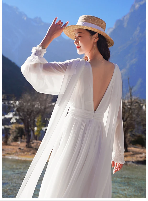 chiffon beach dress Midnight Glam Blue Dress main image 1