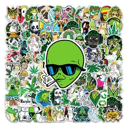 10/50/100PCS Marijuana Cartoon Stickers Aesthetic DIY Skateboard Motorcycle Water Bottle Graffiti Waterproof Cool Sticker Decals