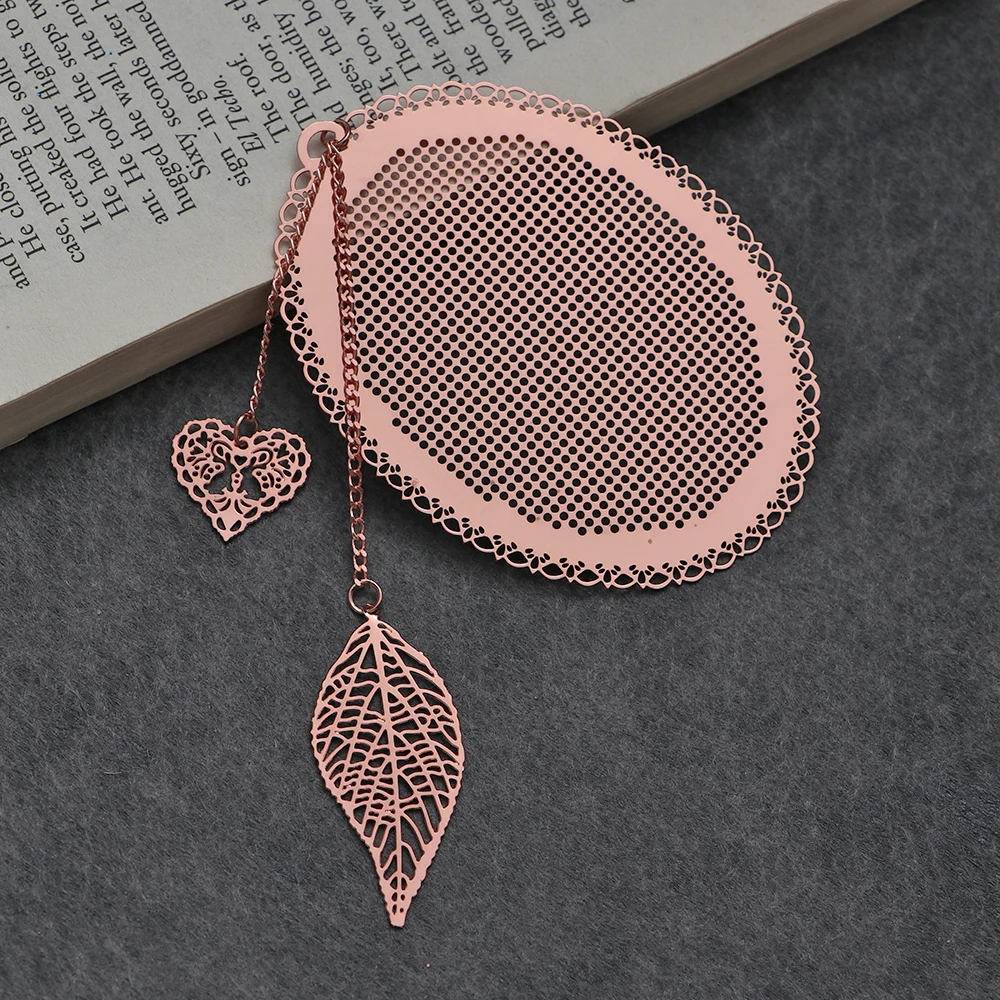 1PC Cross-Stitching Metal Bookmark Needlework Embroidery Cute Butterfly Owl Pattern Counted Accessory DIY Painting Crafts Kit