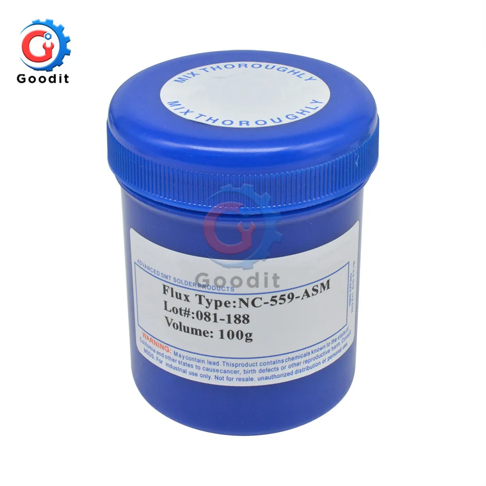 100g Flux Paste RAM-218/NC-559-ASM Lead-Free Solder Flux Paste For SMT BGA Reballing Soldering Welding Repair Paste