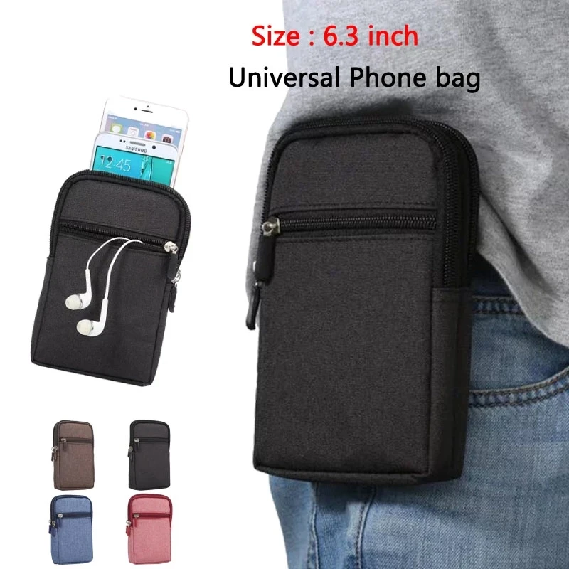 

Cowboy Cloth Phone Pouch Belt Clip Bag for Samsung A5/A8/J5 2016/J7/J3 Case with Pen Holder Waist Bag Outdoor Sport Phone Cover