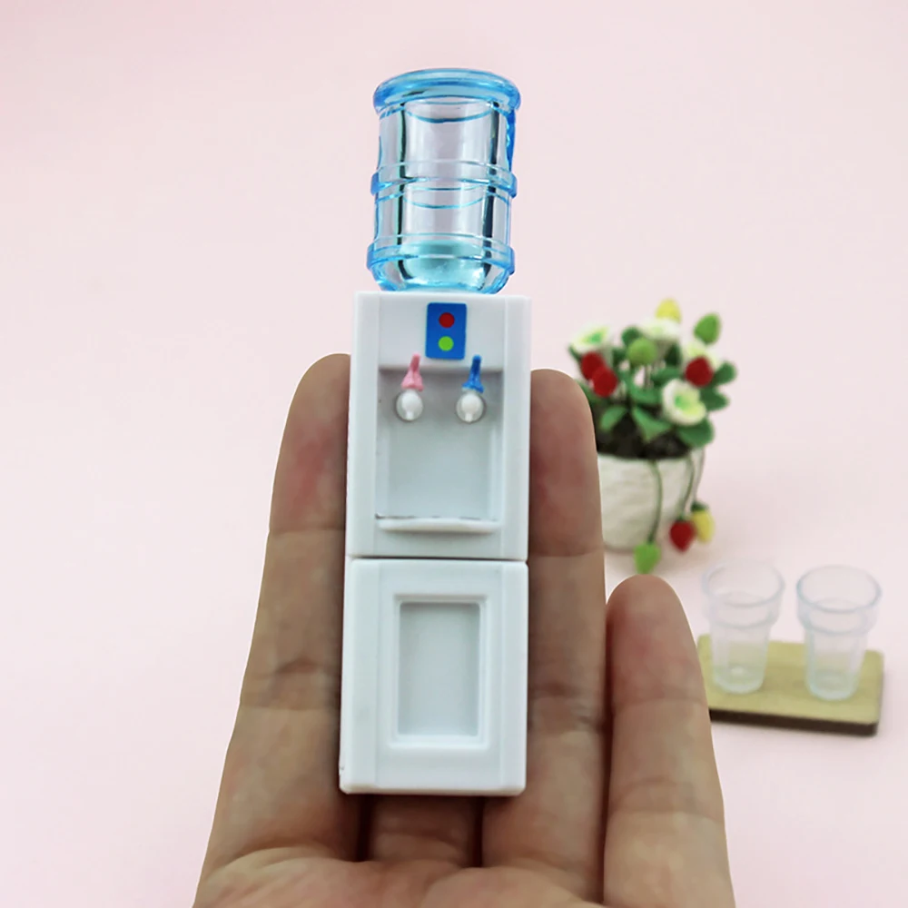 1/12 Dollhouse Miniature Accessories Mini Water Dispenser  Simulation Furniture Model Toys for Doll House Decoration