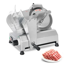 ITOP Lamb Slicer Electric Meat Slicer Commercial Ham Meat Cutter Semi-automatic Frozen Meat Cutting Machine 250SE-10