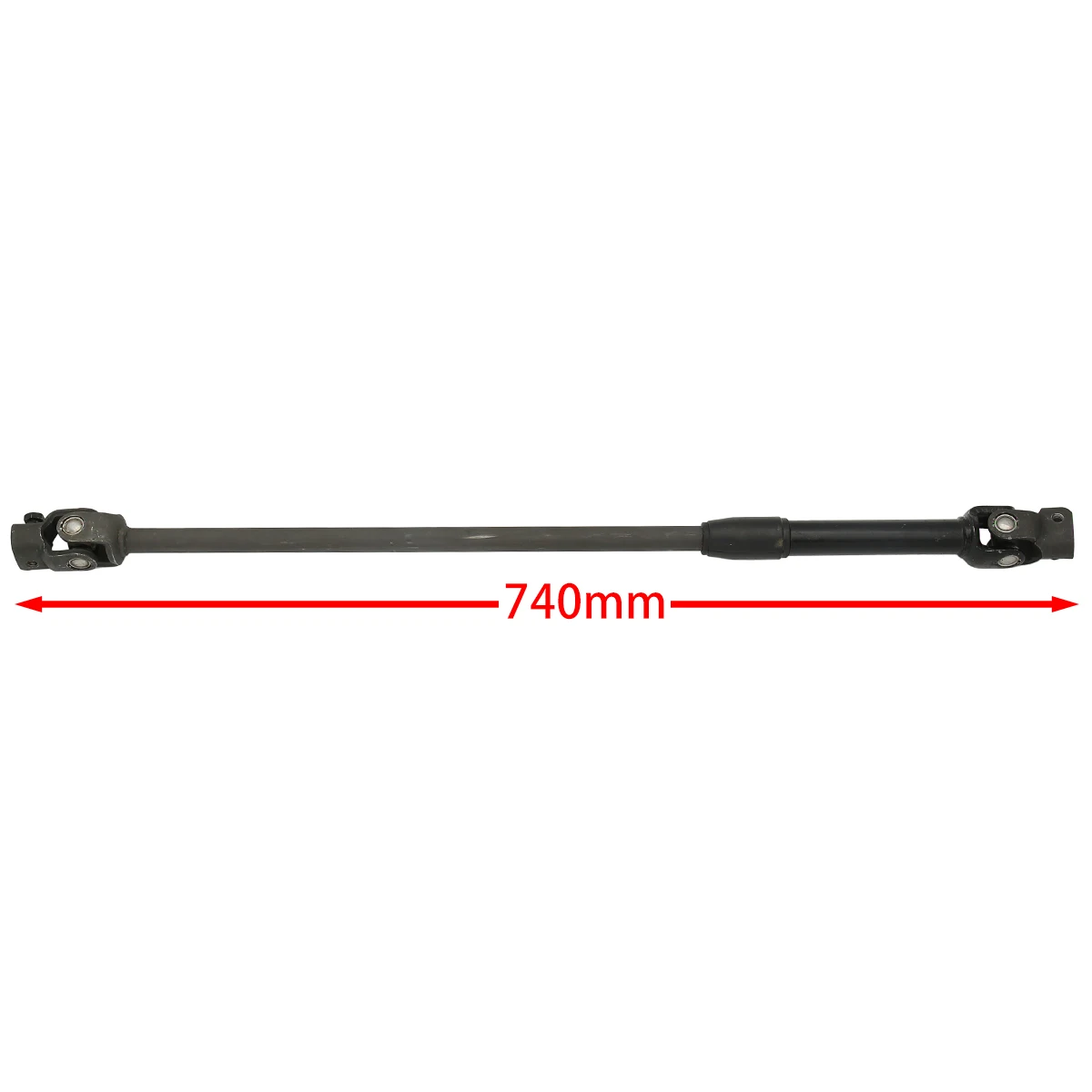 290mm-740mm 30T Adjustable Steering Knuckle Go Kart U joints Shaft Rod of utility vehicle Buggy UTV QUAD ATV Parts