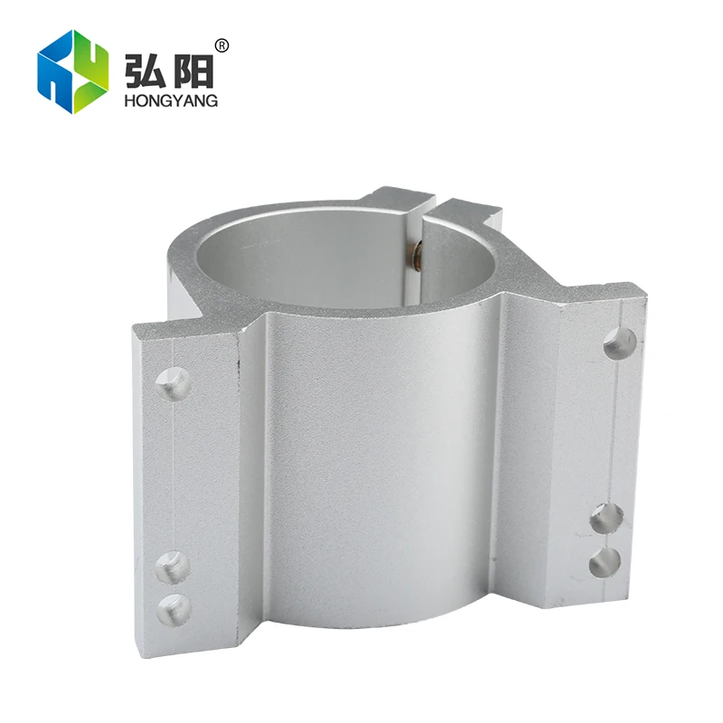 Aluminum Bracket CNC Milling Machine Engraving Machine Fixture Motor Seat, Used For 65 80mm Spindle Motor Holding Seat Fixture