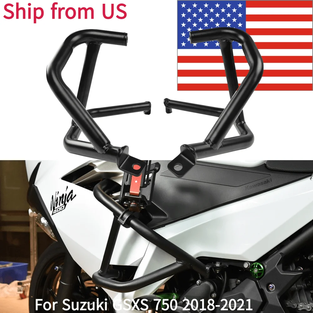 2019 Ninja250 Accessories Motorcycle Engine Guard Tank Protection Crash Bars Frame Bumper For Kawasaki Ninja 400 250 2018-2023