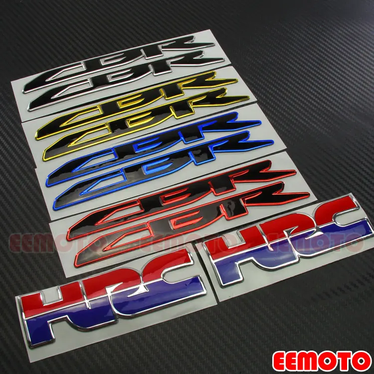 

3D Motorcycle helmet Tank Pad Motorbike Fairing Decals Sticker for HRC CBR 1000RR 929 650F 650R 600RR 600 F4I 500R 400 300R 250R