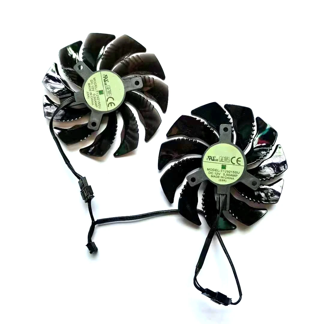 Вентилятор для видеокарты Gigabyte GeForce GTX1050Ti GTX1060 1070 GTX960 RX570 RX470, 2 шт./лот