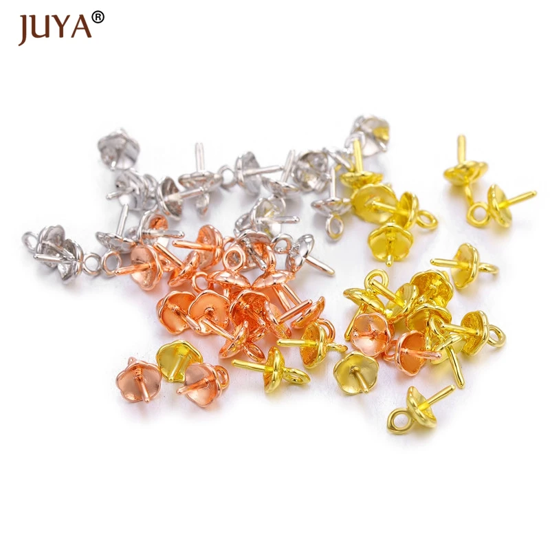 5 Pcs 9.7*5.2 Mm Tembaga Logam Liontin Mutiara Konektor Jaminan Cap Nampan Sesuai Bulat Perhiasan Membuat temuan Aksesoris