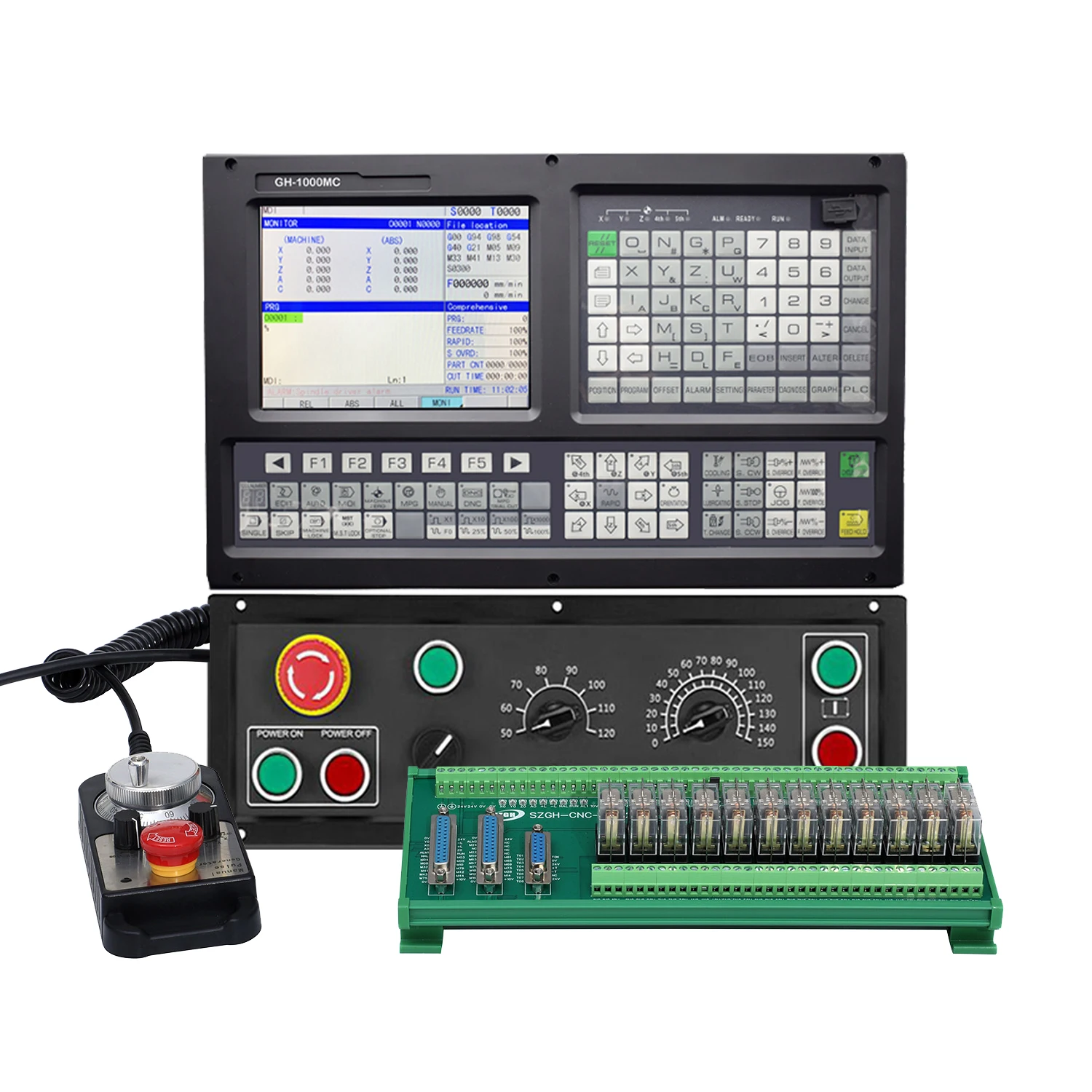 As Mitsubishi Keyboard Drilling Cnc Controller with Umbrella Type Arm Type 3 Axis homemade standalone cnc milling controller