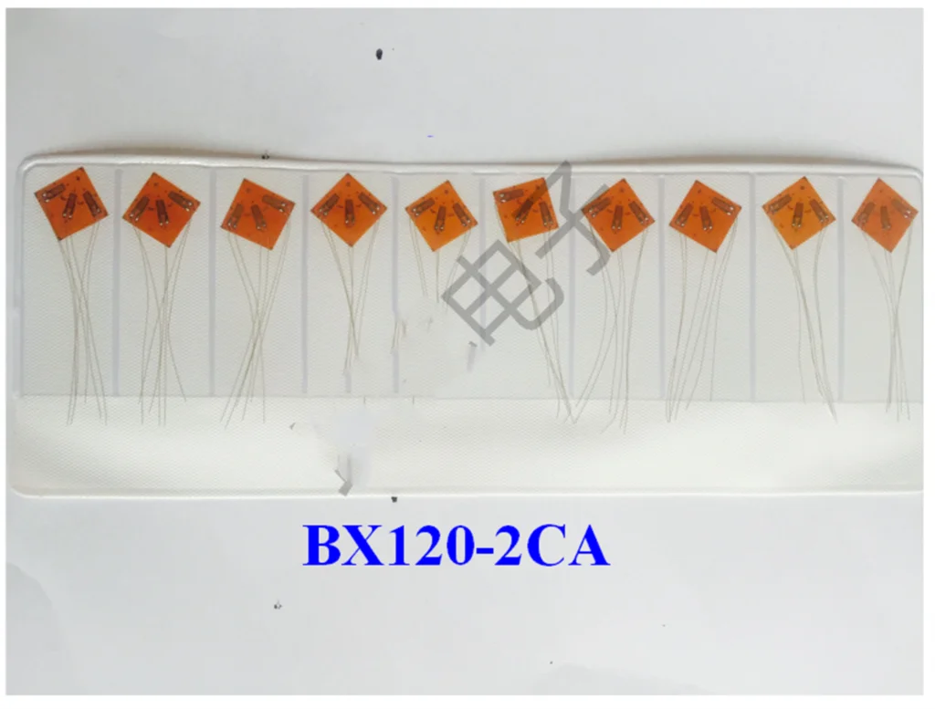 Foil resistance strain gauge/Three way strain rosette / normal temperature strain gauge BX120-2CA  120ohm  2mm