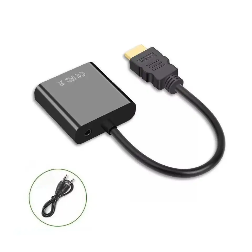 

HDMI VGA Adapter HDMI Male To VGA Famale Converter Digital Analog for Tablet laptop PC TV Projector HDMI To VGA Adapter