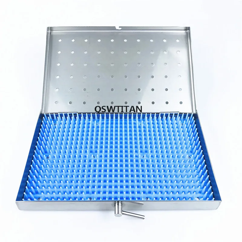 Sterilization Tray Case Stainless Steel Surgical Instrument Middle/Large Size Disinfection Box