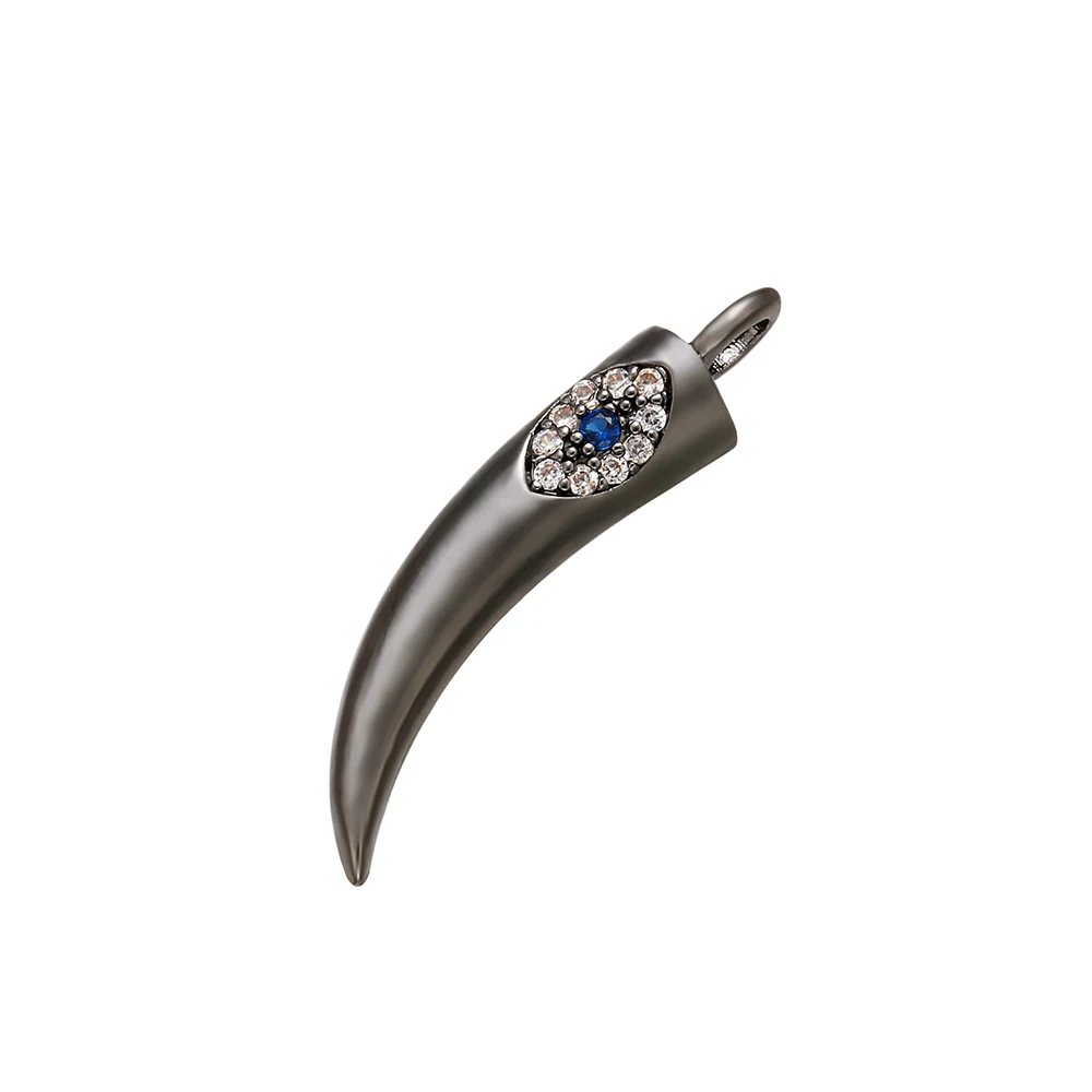ZHUKOU 7x27mm high quality brass crystal eye plant pepper pendant for women necklace earrings Accessories model: VD558