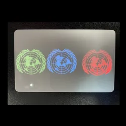 800300-UV green blue red invisiable uv ribbon 1000prints for Zebra ZC100 ZC300 card printers