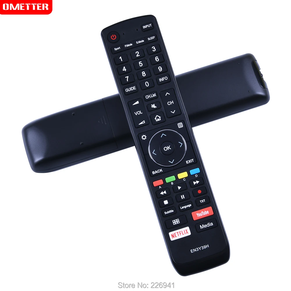 EN3Y39H use for Hisense TV remote control for H50U7A H55U7A H65U7A H43A6500 H50A6500 H55A6500 H65A6500 LCD TV