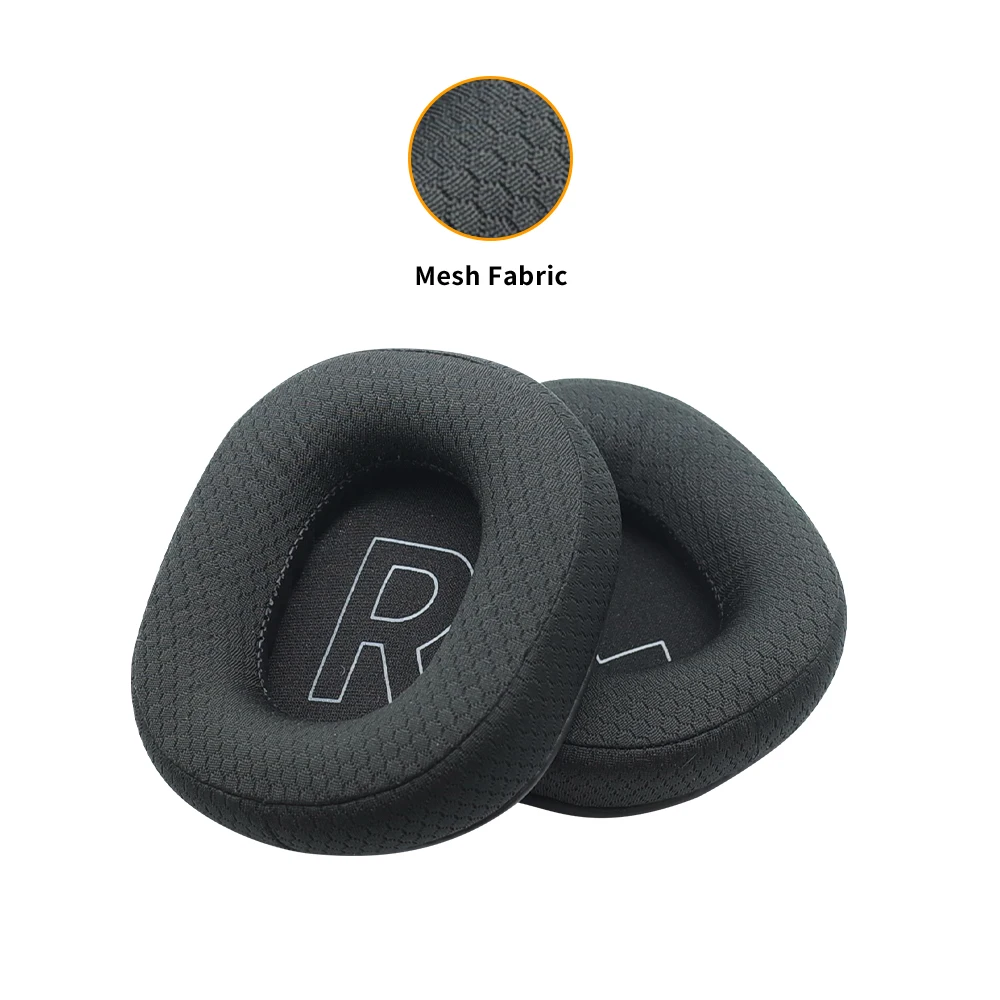교체용 이어 쿠션 헤드폰 이어패드, 에디파이어 G2 PU 단백질 가죽 메쉬 패브릭 스폰지 폼 귀마개