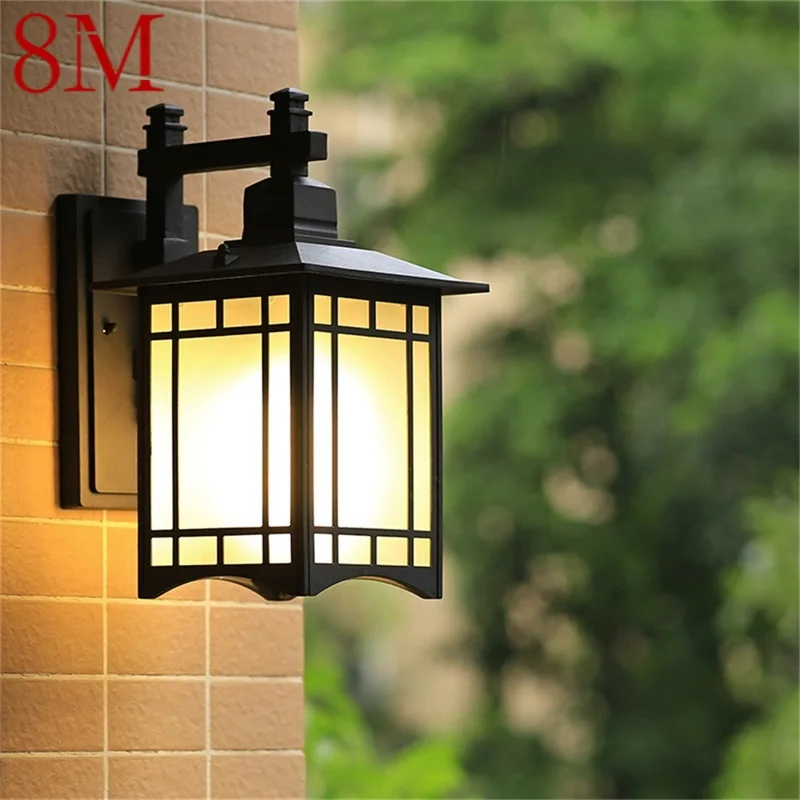 

8M Outdoor Wall Sconces Lamp Classical Retro Light LED Waterproof Decorative for Home Aisle