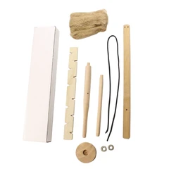 2023 New Portable Bow Drill Friction Starter Primitive Outdoor Survival Practice Drilling Tool Kits for Camping Hiking