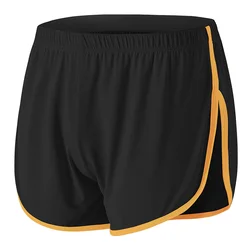 Cueca boxer masculina shorts lado divisão solta roupa interior sleepwear conforto respirável boxers briefs tamanho M-3XL