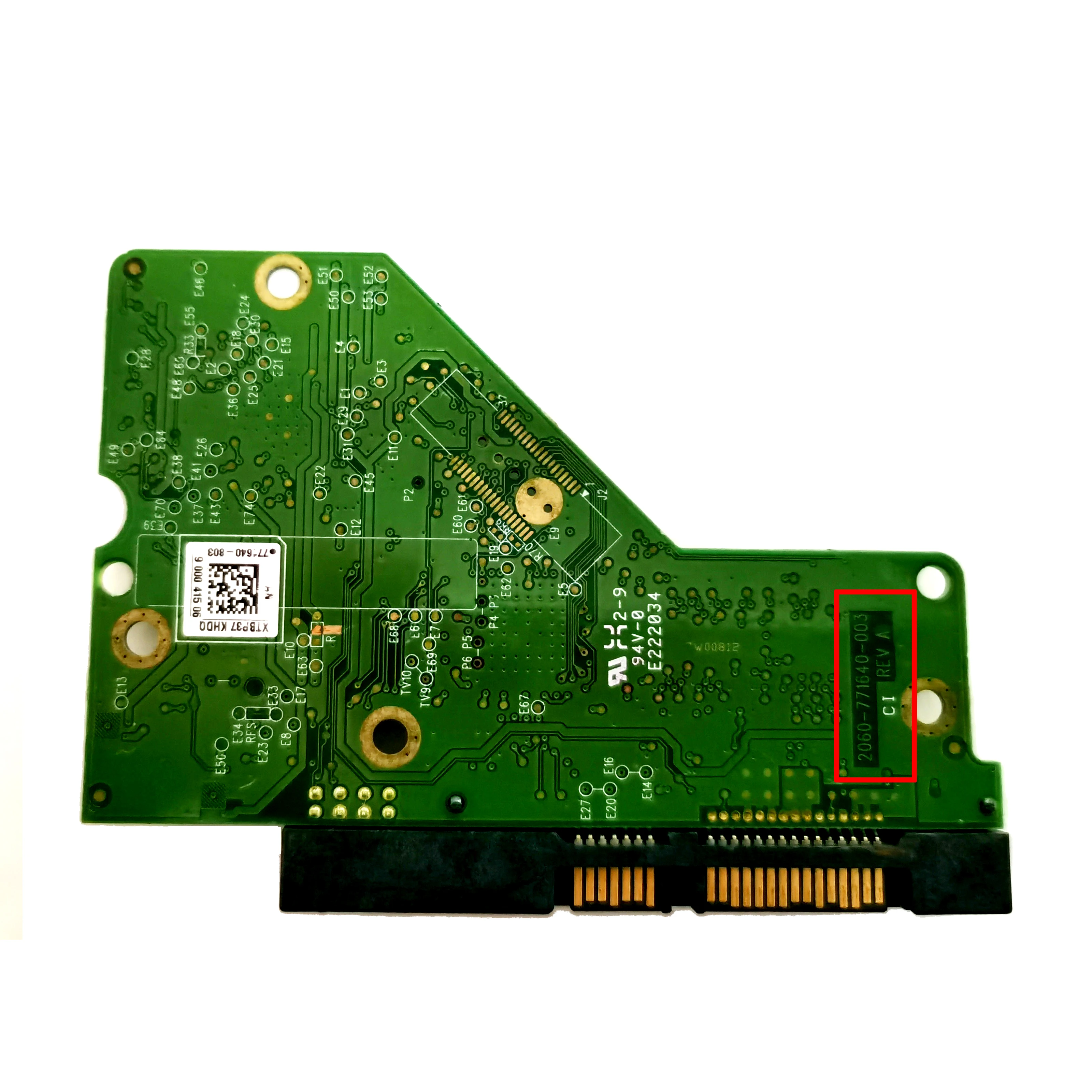 Free shipping 100% Original Good test circuit board 2060-771640-003 REV A/P1 for WD 3.5 SATA hard drive repair data recoveryR5R6