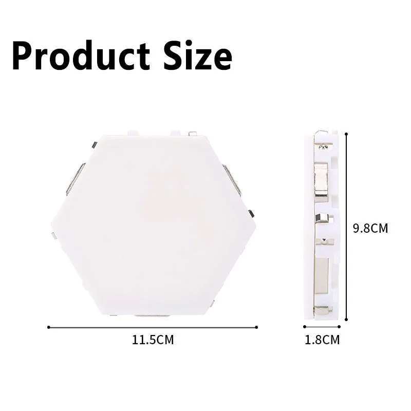 Nuova lampada quantistica a LED lampada esagonale a LED esagoni magnetici luce sensibile al tocco modulare luce notturna moderna fai-da-te