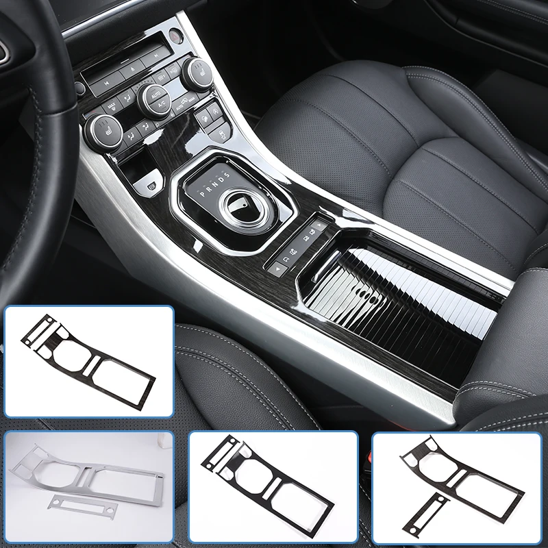 Two Styles For Land Rover Range Rover Evoque ABS Center Console Gear Panel Decorative Cover Trim 2012-2019