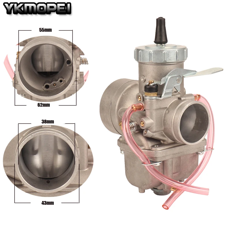 

Motorcycle Carburetor For Mikuni VM38 38mm VM38-9 VM Series Round Slide Carburetor 2 Stroke Carb 42-6025 13-5006