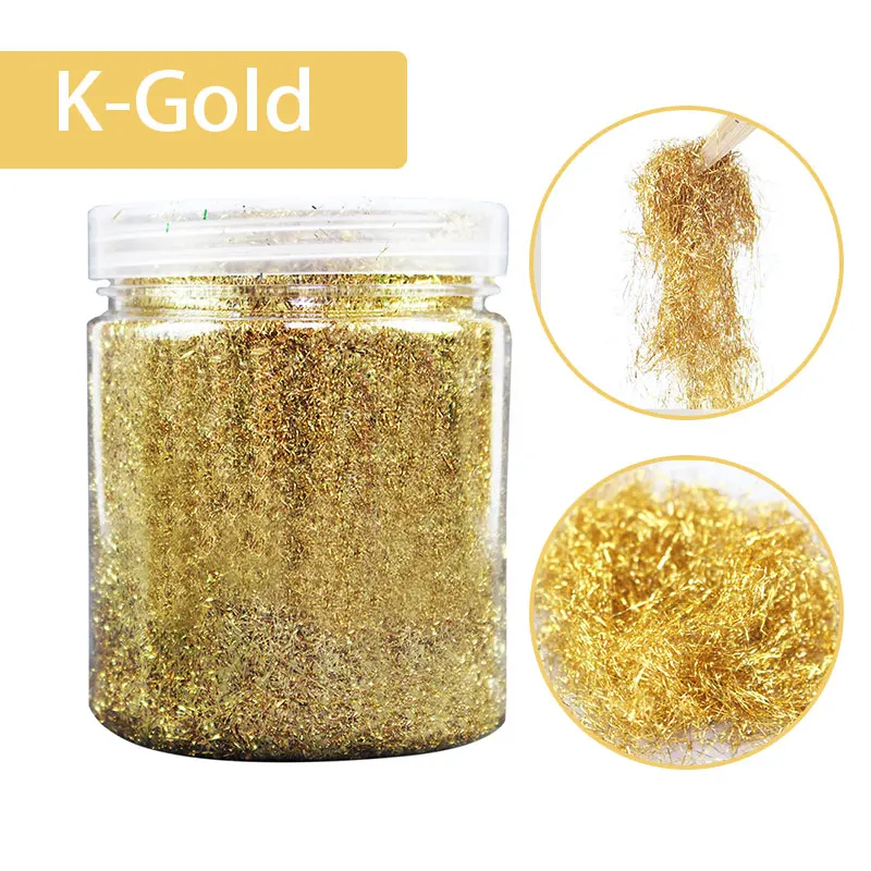 Taiwan K-Gold Leaf DIY Arts and Crafts Supplies Gold Leaves for Nails Foil Flakes for Manicure Painting Decorations