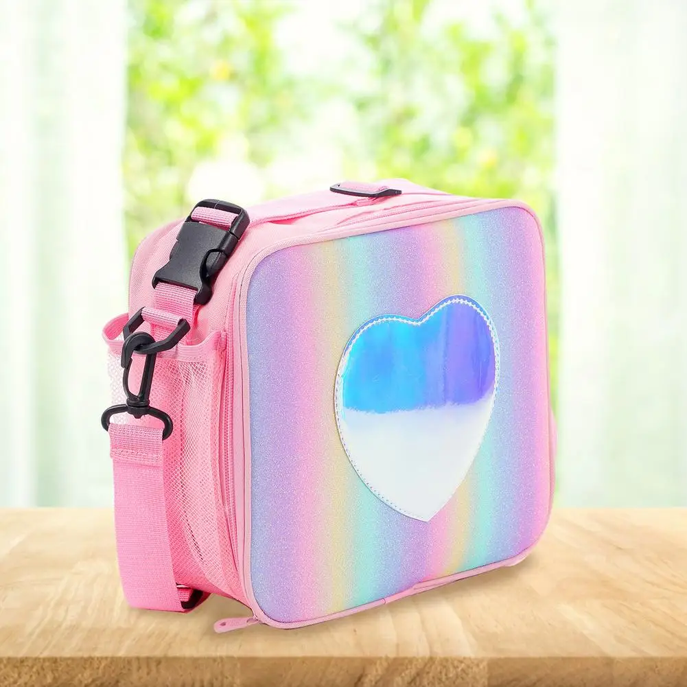 Borsa termica portatile impacco di ghiaccio scatola da pranzo pacchetto isolante borsa termica per Picnic isolata borsa per donna ragazza bambini bambini