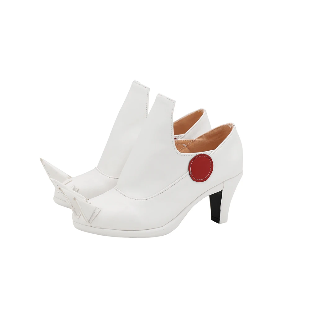 Nashetania Customized Shoes Cosplay Rokka no Yuusha Nashetania Cosplay Boots White Shoes Halloween Party Cosplay